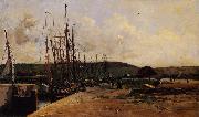 Charles-Francois Daubigny Fishing Port china oil painting reproduction